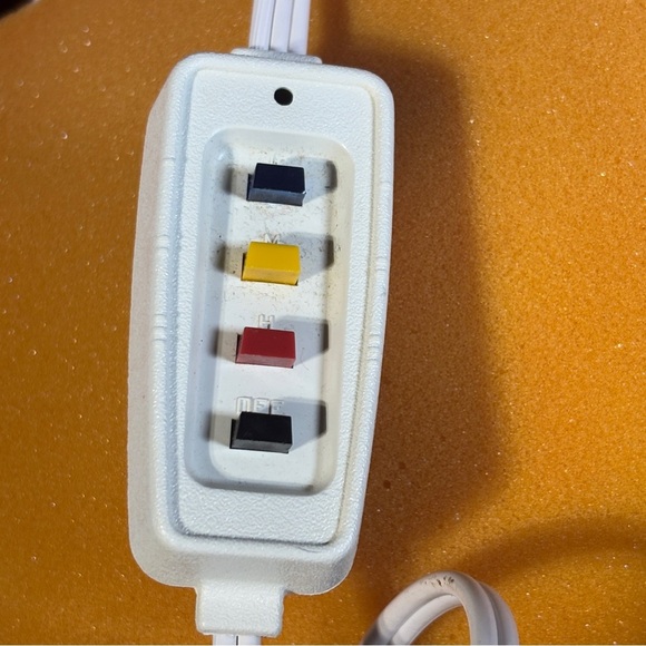 King SZ Pollenex Heating Pad Moist Dry Heat Deep NOS Vtg 3 Settings 1984 - Picture 7 of 12